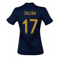 Koszulka piłkarska Francja William Saliba #17 Strój Domowy dla kobiety MŚ 2022 tanio Krótki Rękaw